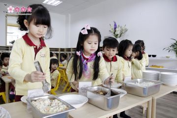 Dinh dưỡng trường học tại Trường mầm non Sakura Montessori